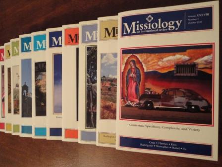Missiology journals on display